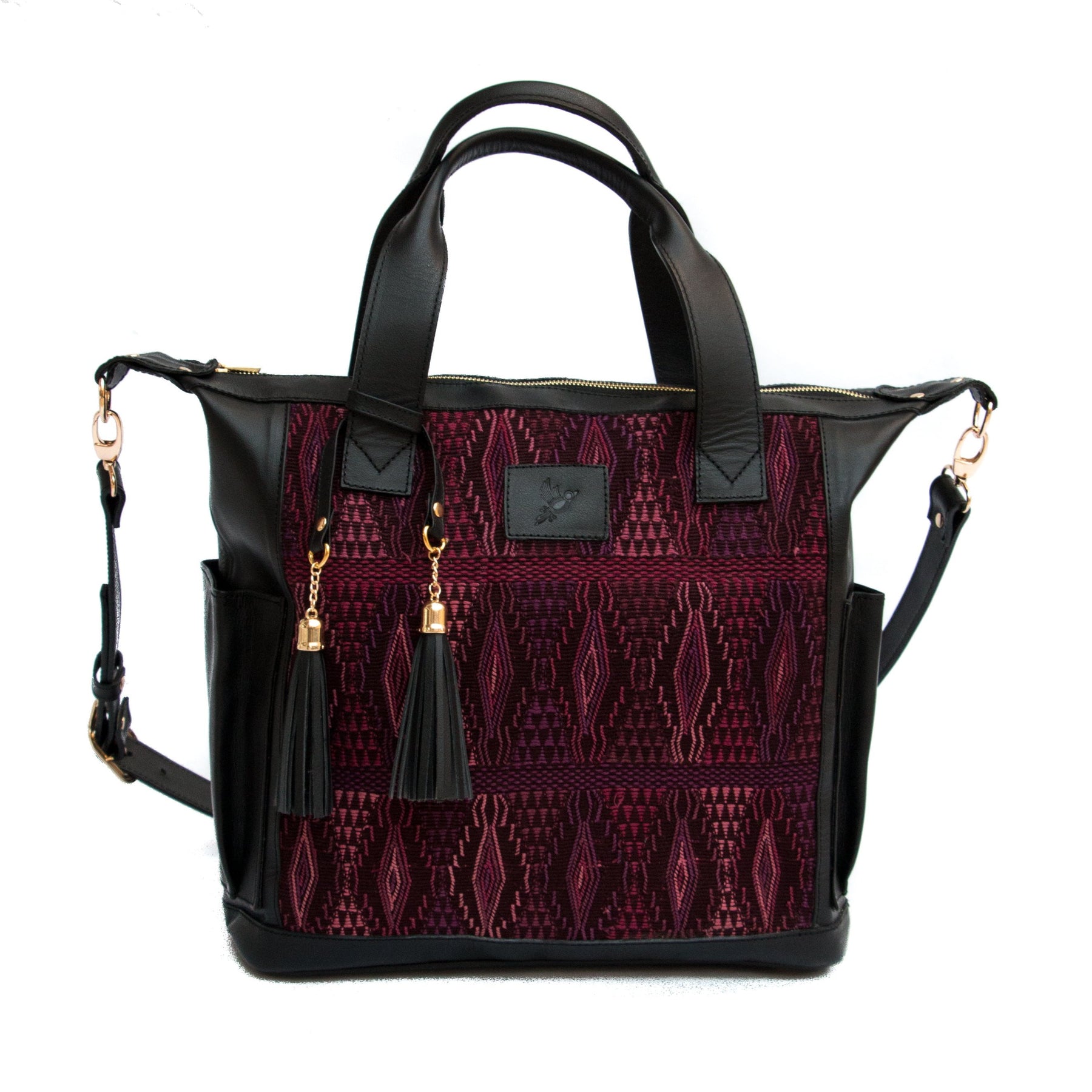 Genuine leather convertible bag from Guatemala Abril Guatemalan Leather Tote Bag - 10702 - pippaandky.com main image 3